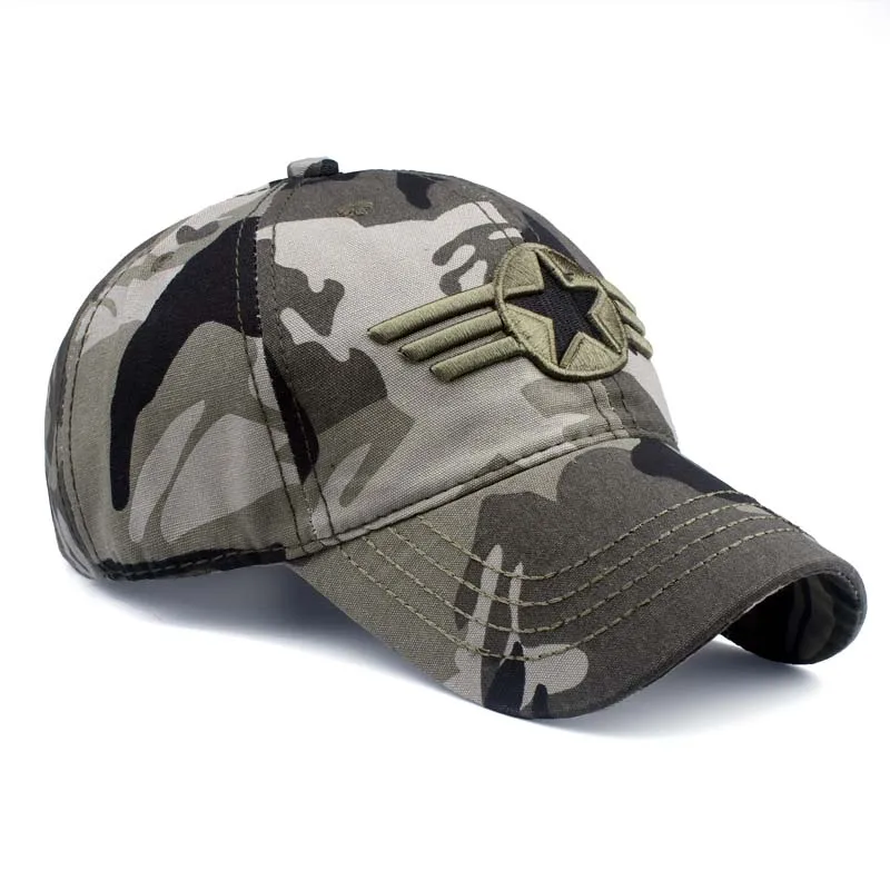 [YARBUU] Naujas Prekės ženklas Mados Armijos Camo Beisbolo kepuraitę Vyrai Moterys Taktinis Saulės Skrybėlę Laišką Reguliuojamas Kamufliažas Atsitiktinis Snapback Cap