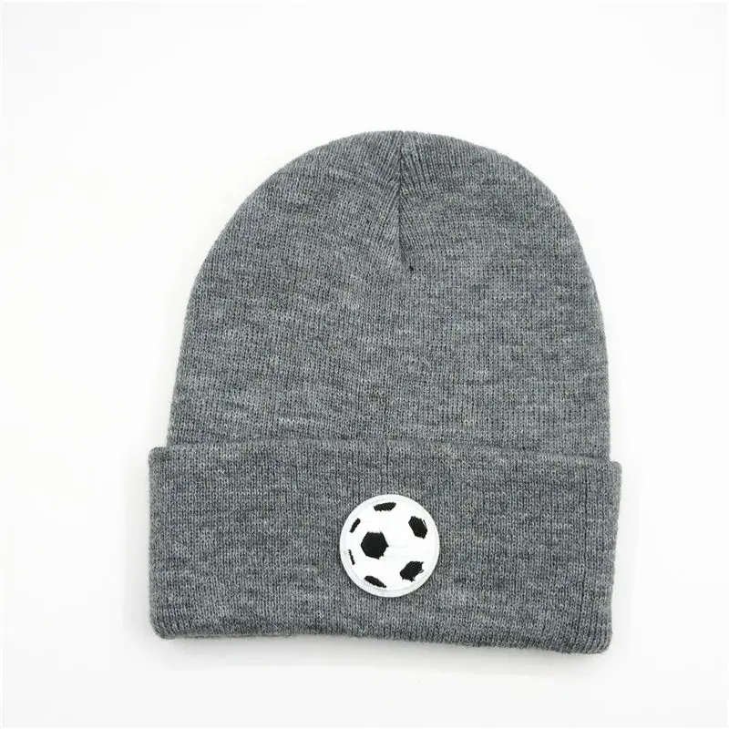 LDSLYJR futbolo siuvinėjimo Tirštėti megzti skrybėlę žiemą šiltą kepurę Skullies bžūp beanie skrybėlių vyrų ir moterų 213