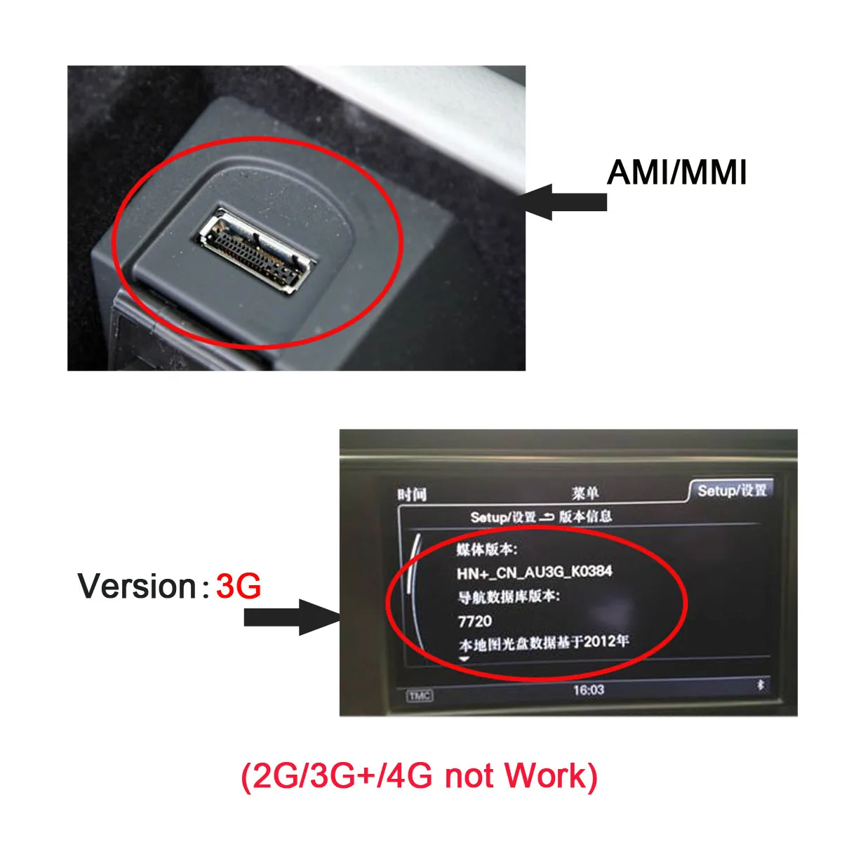Jimier Žiniasklaidos AMI MDI USB AUX Flash Drive Adapterio Kabelis, Skirtas Automobilį VW AUDI A4, A6 audi Q5 Q7