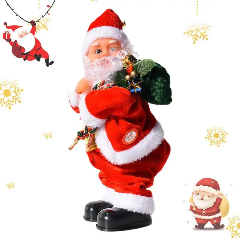 Twerking Santa Claus Elektros Santa Lėlės Kratydami Klubų Judėjimo Santa Muzikinis Žaislas Dainuoti Ir Šokti Santa Claus Žaislas 1
