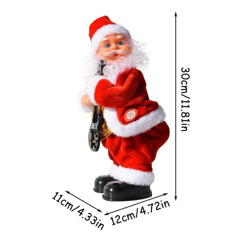 Twerking Santa Claus Elektros Santa Lėlės Kratydami Klubų Judėjimo Santa Muzikinis Žaislas Dainuoti Ir Šokti Santa Claus Žaislas 3