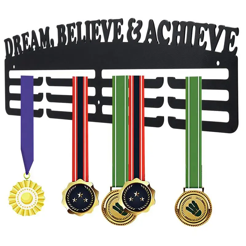 1pc Medaliai Pakaba Lieti Pakabos, Sporto Medaliai Display Rack Medaliai Rinkti Saugojimo Turėtojas Ekranas Kabyklos Stovo Su pakabinimo Kabliai