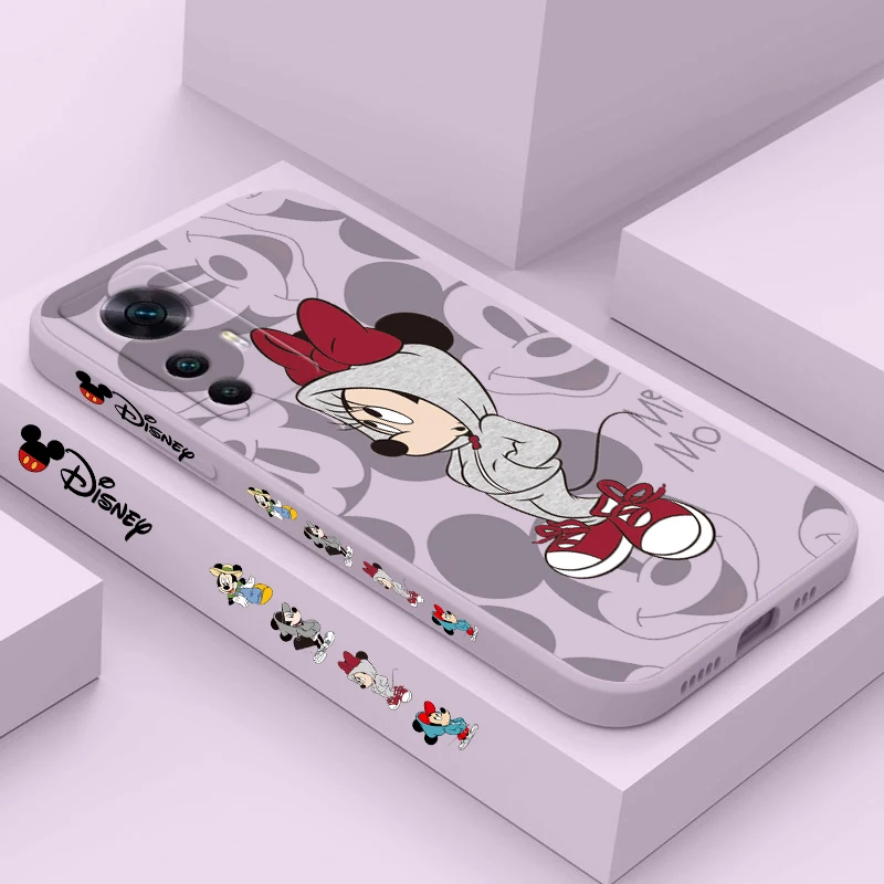 Disney Mickey Minnie Mouse Telefoną Atveju Xiaomi Mi 12S 12 12X 11i 11T 11 10 10S 10T Pro Lite Ultra Skysčio Kairėje Virvę TPU 1