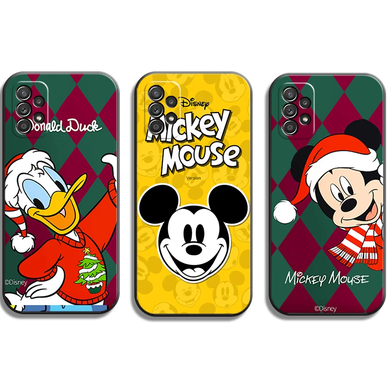 2022 Disney Mickey Telefono Dėklai Samsung Galaxy A51 4G A51 5G A71 4G A71 5G A52 4G A52 5G A72 4G A72 5G Funda Coque 2