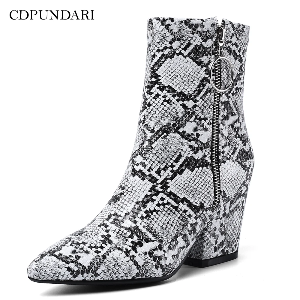 CDPUNDARI Pažymėjo Tne batai moterų Aukšto kulno batai Moteriški žieminiai batai moteris bottine femme botas mujer 3