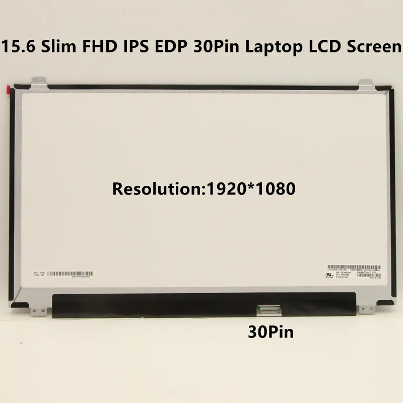 NV156FHM N42 Nešiojamojo kompiuterio Ekranas 15.6 LED 30 Pin Slim Lenovo IdeaPad 700 500 510 520 V510 15IKB 15ISK Legiono Y520 15IKBN 15IKBA 2