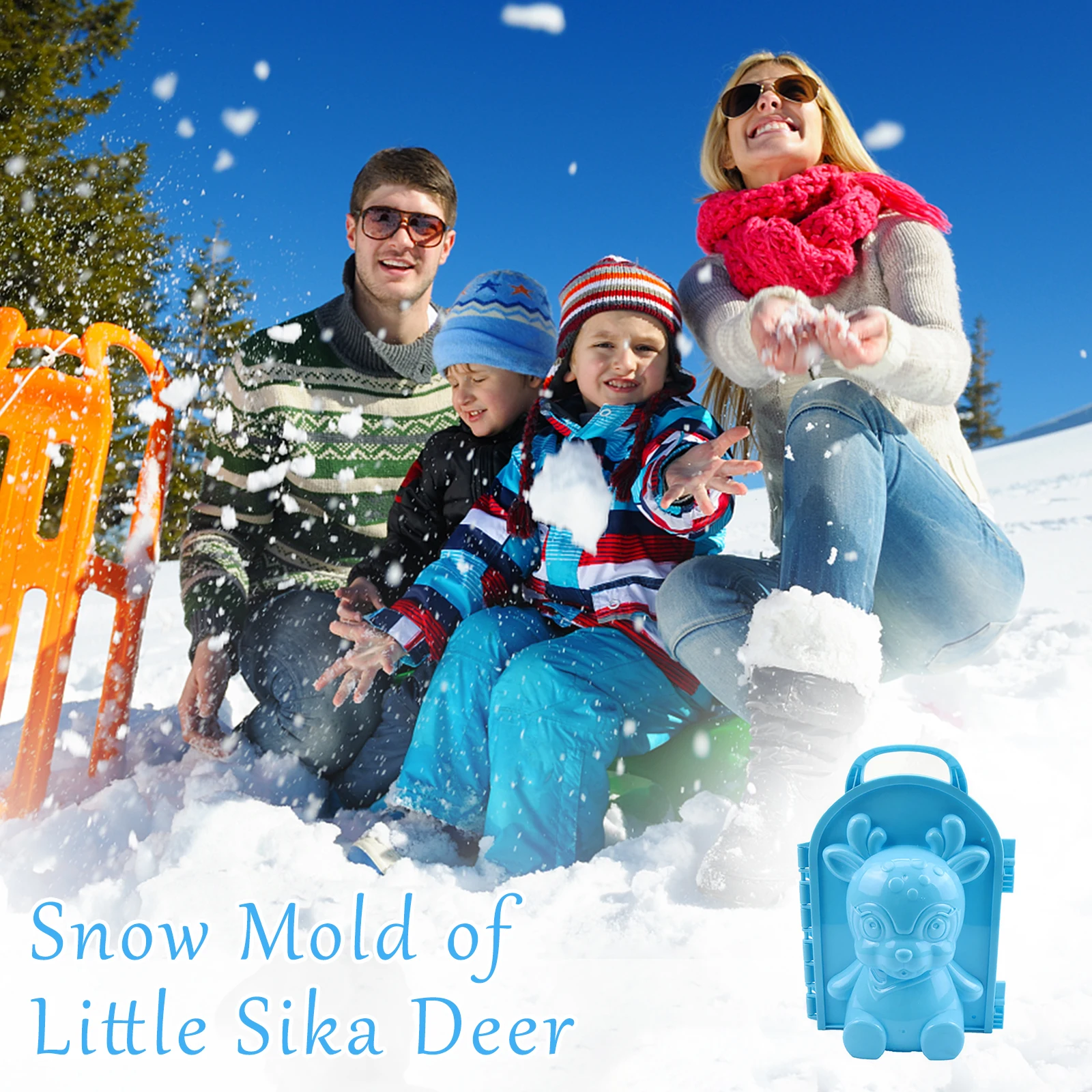 Sniego Gniūžtės Maker Sniego Įrašą Žiemos Plastiko Putinas Maker Įdomus Sportas, Vaikams, Lauko Smėlio Sniego Kamuolys Pelėsių Žaislai Kovos Įrašą Vaiko Žaislas