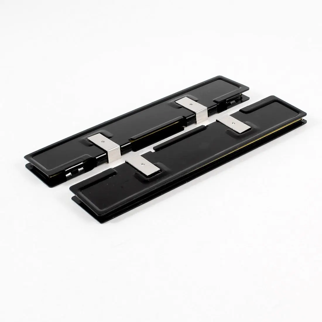 2 x Aliuminio Heatsink Jų Barstytuvas Radiatorius Aušinimo DDR RAM Atmintis 0