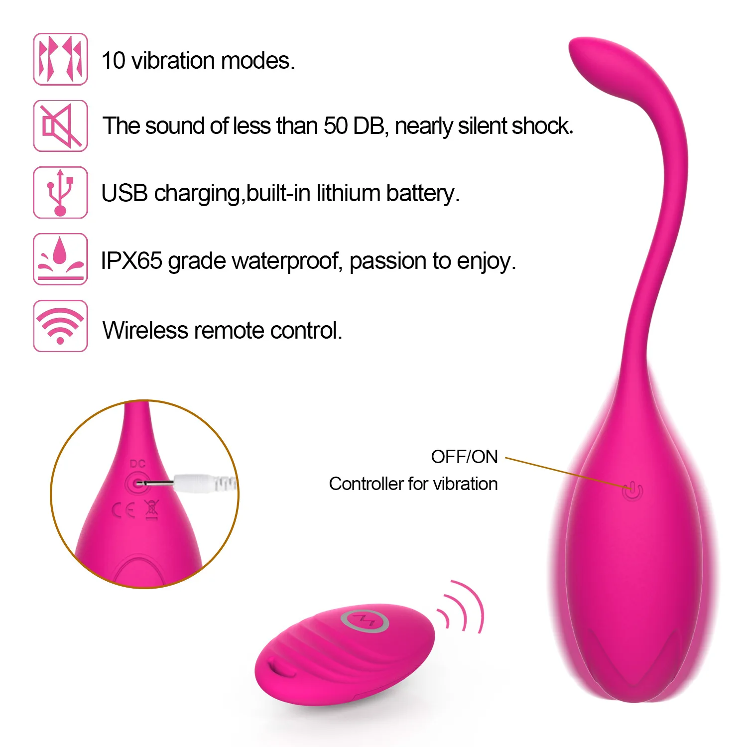 Nuotolinio valdymo vibratoriai kiaušinių massager sekso toysadult žaislai, vibratoriai moterims, priekiniai vibrador feminino controlado a distancia clit