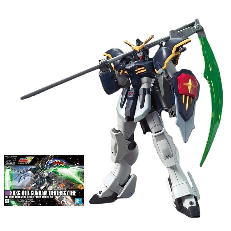 Bandai Gundam Modelio Rinkinio Anime Pav HG 1/144 XXXG-01D Gundam Deathscythe Gunpla Robotas Modelis Veiksmų Žaislas Pav Žaislai Vaikams