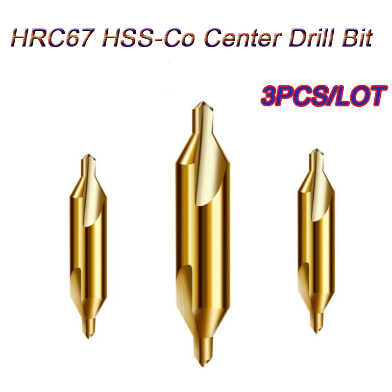 3pcs HRB65 68 HSS Cobalt Grąžtą Countersink Tekinimo Malūnas Įrankiai Patarimas Bitų Countersinks Grąžtų Rinkinys Įrankių, Metalo A1 A2 A3 0