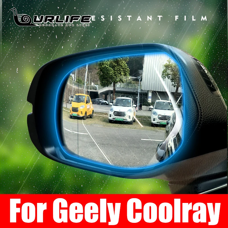 Už Geely Coolray 2018 2019 2020 2021 Protonų X50 SX11 galinio vaizdo Veidrodis Rainproof Kino Vandeniui Pleistro Apsauginę Priedai