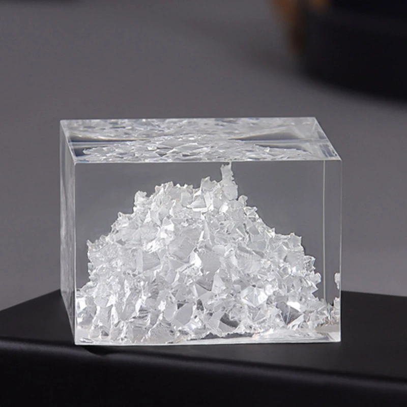 Iceberg Kristalų Sankaupos Pelėsių Silikono Dervos Pelėsių Užpildas,Dervos Kristalo Formos 