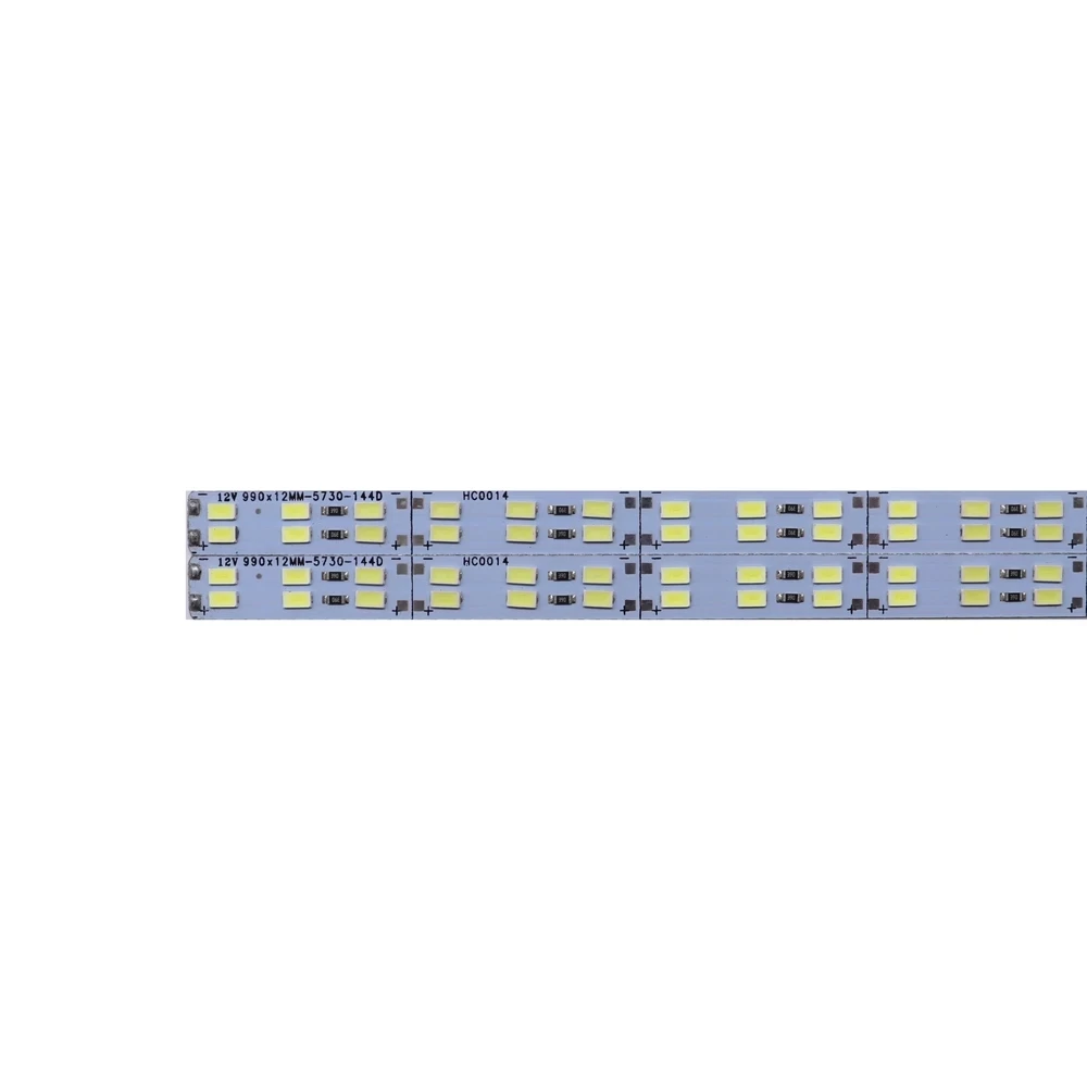 10VNT LED Juostelė Šviesos 12V 24V Double Row 2w 3w Kabineto LED Sunku Juostelės Modulis Spalvinga už Vitrina, Mašina plokščių Gamykla Įranga 1