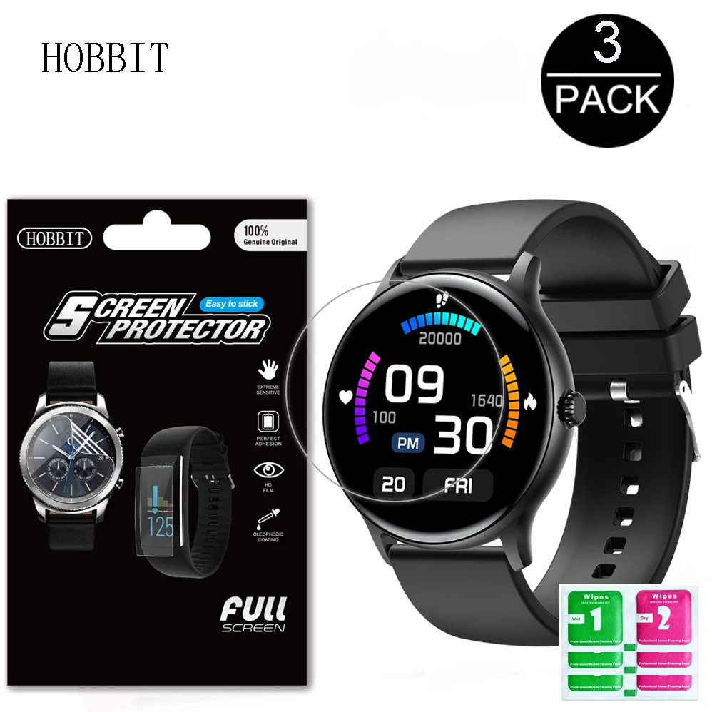 3Pcs TPU apsauginę Plėvelę COLMI i10 Smartwatch Screen Protector HD Anti-scratch Apsauginės Plėvelės Ne Stiklo Colmi i10
