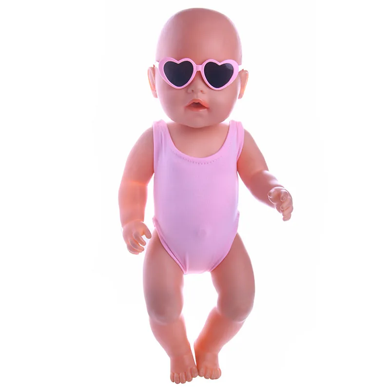 Lėlės drabužių priedai stiliaus akiniai nuo saulės tinka 18Inch American Doll&43cm Baby Doll