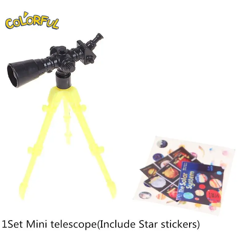 Mini Žiūronus, Teleskopą Modelis miniatiūriniai Žaislai modelis Baldai Minatures Lėlių Studijų Planetos Arenoje 