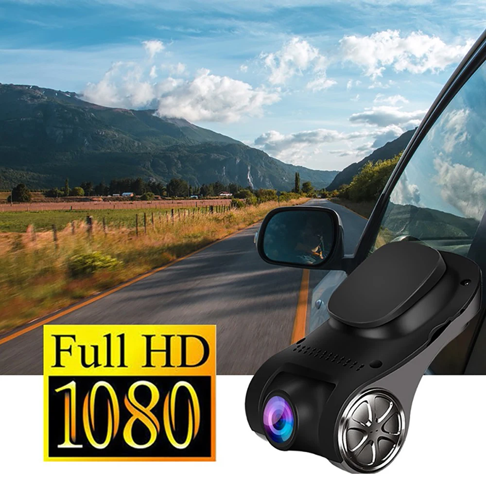 Automobilių DVR su USB, Android ADAS Brūkšnys Cam 1080P Full HD Transporto priemonės Vaizdo įrašymo Auto Brūkšnys Kamera Judesio Jutiklis Naktinis Matymas G-sensorius 2